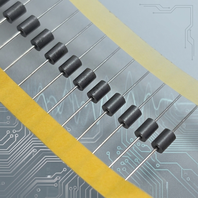 Leaded Ferrite Beads EMI Choked Wide Band Filter for High Frequency Noise Suppression