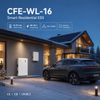 Batterie solaire LiFePO4 de haute qualité CFE-WL-16 51.2V 314Ah murale pour ESS résidentiel, garantie 5 ans, 6000 cycles