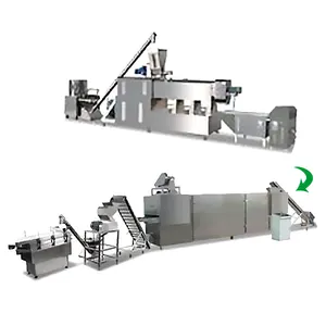 Línea de procesamiento de máquina de producción de migas de pan completamente automática