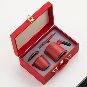 Premium Custom Logo UV Printing Corporate <b>Gift</b> Set Wallet PU Leather Brown/Black New Year Business Promotional <b>Gift</b> <b>Box</b> for - Product Image 2