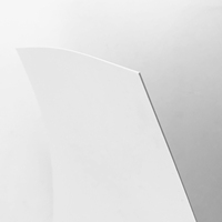 Rouleau de feuille plastique polystyrène PS blanc, plastique rigide pour la thermographie