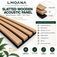 Panneau mural acoustique en placage de bois traditionnel, ignifuge, écologique, réduit l'écho, idéal pour salon, KTV, design graphique - Vente chaude