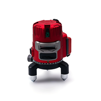 Niveau laser vert rotatif à 360 degrés DINLI, outil de mesure industriel/DIY, 5 lignes croisées 3D, fonctionnalités alimentées par batterie au lithium