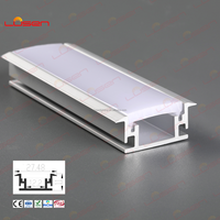 Profilé en aluminium 6063-T5 pour bandes LED, décorations, service de découpe LS-121