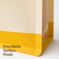 Sachet d'emballage personnalisé imprimé à fond plat avec fermeture à glissière pour biscuits aux céréales entières et craquelins multigrains