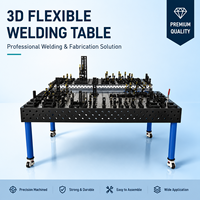 Plateforme de soudage modulaire flexible 3D, table de soudage en fonte nitrurée résistante à l'usure, prend en charge la personnalisation OEM