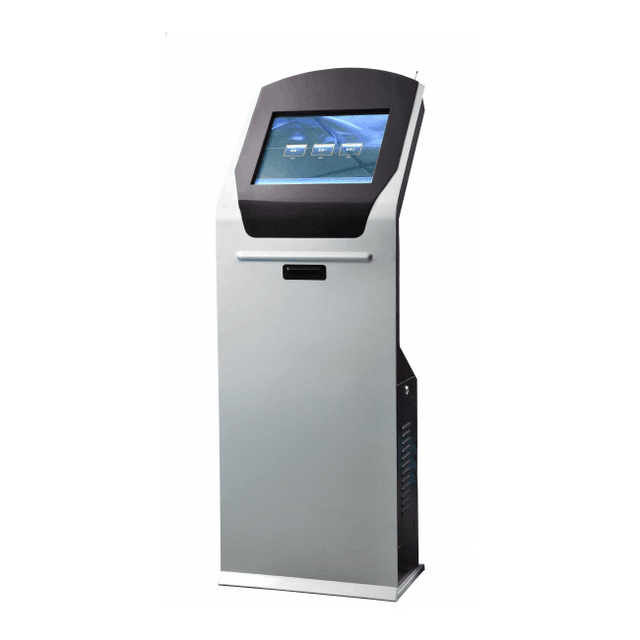 Bank/Hospital Indoor QMS Queue Management System Self Service Ticket Dispenser Kiosk Token Number Queuing Machine 27/32 Inch