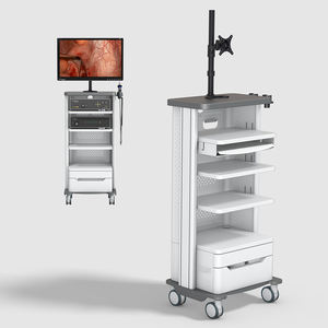 एक्स YKD-2101 सफेद वाहन एल्यूमीनियम मिश्र धातु मोबाइल परिवहन चिकित्सा गाड़ी ट्रॉली - Product Image 1