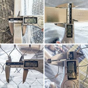 شبكة سلكية مرنة من الفولاذ المقاوم للصدأ SS304 تستخدم في سياج حدائق الحيوان وسياج الطيور - Product Image 6