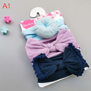 Diadema de 3 piezas, juego de donuts <span class=keywords><strong>para</strong></span> niñas, accesorios <span class=keywords><strong>para</strong></span> <span class=keywords><strong>el</strong></span> cabello, diadema <span class=keywords><strong>para</strong></span> bebé, ropa <span class=keywords><strong>para</strong></span> la cabeza con lazo - Product Image 2