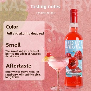 Vodka liqueur aromatisée à la <span class=keywords><strong>framboise</strong></span> en gros B2B 700ML 18% d'<span class=keywords><strong>alcool</strong></span> - Product Image 5