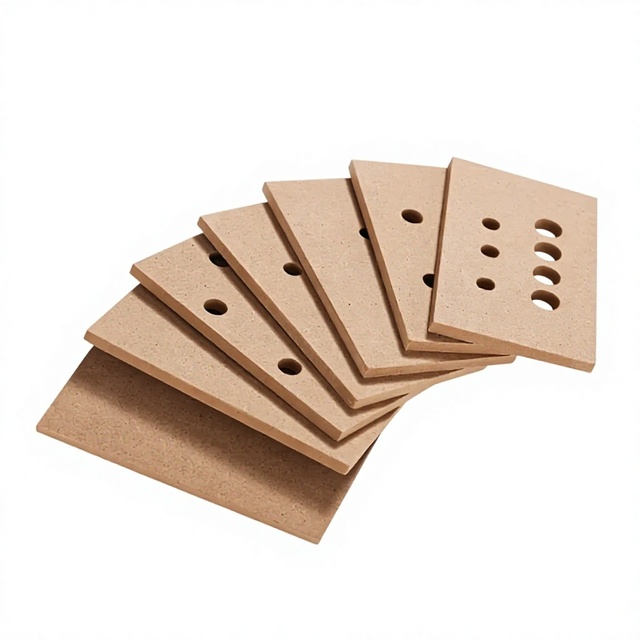 Custom CNC Routed MDF Speaker Enclosure Panels Precision Cut Irregular Shape Wood Board for DIY Audio Cabinet