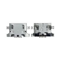 Connecteur USB Micro à 5 Broches DIP, Connecteur USB Femelle Type B Miniature pour Recharge de Téléphone Portable