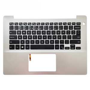 Nouveau repose-poignets de 14 pouces avec clavier rétroéclairé (argent) pour Dell <span class=keywords><strong>Inspiron</strong></span> 14-5000 <span class=keywords><strong>5480</strong></span> 5485 5488 - Product Image 2