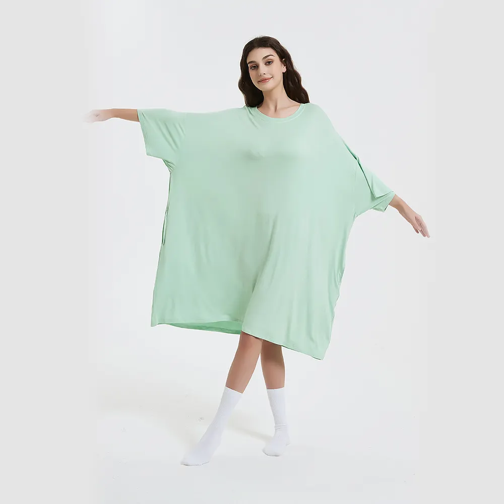 T-Shirt Oversized Vrouwen Slaap T-Shirts Nacht T-Shirts Nachthemden Schattige Nachtjapon Meisjes Sleepwears Nachtjurken Voor Vrouw