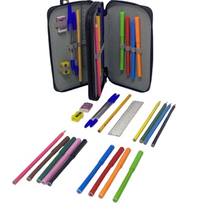 Juego de papelería personalizado con lápices, reglas, brújulas y bolígrafos de colores - Product Image 2