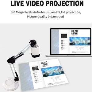 การเชื่อมต่อ Wifi <span class=keywords><strong>เอกสาร</strong></span>กล้อง Id หลักฐานเครื่องสแกนเนอร์สำหรับเอกสาร - Product Image 2