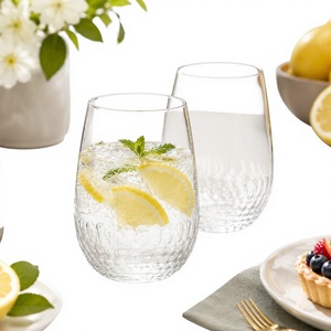 Verres à cocktail en borosilicate transparent faits à la main, sans plomb, coupe Martini, verres à margarita, verrerie de bar réutilisable, vente en gros - Product Image 2