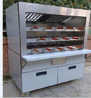Grand charbon de bois, moyen brésilien, chauffage électrique, Shawarma, Machine à gaz, brésil, Barbecue latin