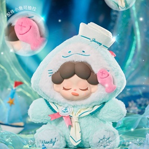 Vente en gros de boîtes mystères authentiques WENDY Moonlight Poetry 400% Plush Series Sea Moon Tea Party, poupée en peluche mignonne, jouet en peluche, cadeau adorable - Product Image 4