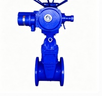 Katup Gerbang Terintegrasi Manual Listrik Songhao Zhicheng dengan Segel Lunak, Ukuran 2-24 Inci, untuk Suplai dan Drainase Air Suhu Normal, OEM