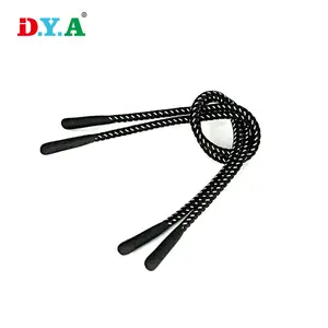 Custom elastic zipper puller rope garment accessories reflective jacket drawstring zipper pull tabs cord for clothes/bags/shoes