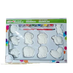 Juego de pintura de estilo de yeso para niños, arte de dibujo artesanal para niños de <span class=keywords><strong>3</strong></span> años, nuevo diseño - Product Image 1