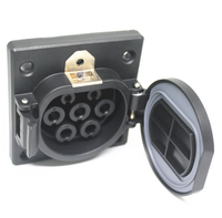 Port de charge pour véhicule à énergie nouvelle, couvercle en plastique PA/PC/PBT noir, certifié IATF 16949, moulage par injection, robuste et léger