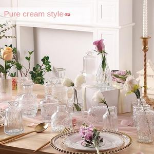 Florero de Vidrio Ovalado Pequeño, Moderno, Simple y Elegante para Mesa, Bodas, Baño, Decoración del Hogar, Flores Decorativas al por Mayor - Product Image 3