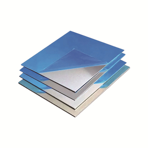 Lámina/Placa de Aluminio con Acabado Mecanizado y Película de PVC Azul - Product Image 6