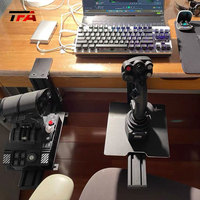 Support de joystick de vol en acier assemblé polyvalent pour simulateur Airbus A320