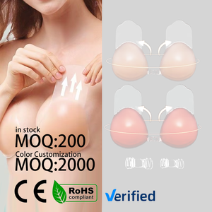 Soutien-gorge adhésif pour robe de mariée, pour <span class=keywords><strong>poitrine</strong></span> généreuse, avec maintien renforcé pour éviter l'apparition des tétons en silicone en été - Product Image 1