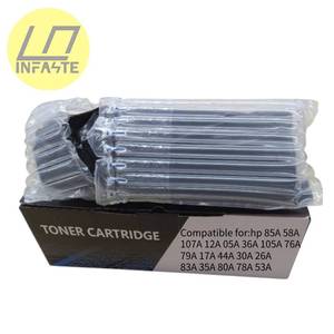 Cartouche de Toner Laser Infaste Compatible pour <span class=keywords><strong>hp</strong></span> 85A 58A <span class=keywords><strong>107A</strong></span> 12A 05A 36A 105A 76A 79A 17A 44A 30A 26A 83A 35A 80A 78A 53A - Product Image 1