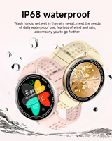 Nouveautés Montre connectée sportive KC100 1,39 pouces, tracker d'activité physique, IP68, GPS, écran tactile, répondre aux appels, batterie 4 jours, unisexe