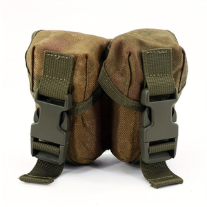 Riñonera Táctica Multifuncional de Camuflaje con Sistema MOLLE, Cierre de Cremallera, Bolsa para Granadas de Dos Piezas - Product Image 4