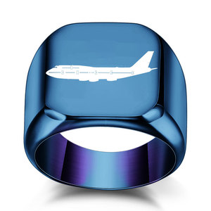 Men's <b>Titanium</b> Steel <b>Ring</b> 18MM Square Geometric Design Punk Style Fashion Jewelry Gift - Product Image 5