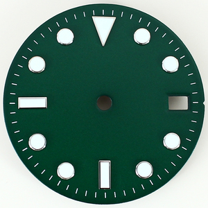 Pièces de modification pour mouvement <span class=keywords><strong>Seiko</strong></span> NH35 NH36, cadran de 28,5 mm, accessoires de montre modifiés, luminescence verte - Product Image 2
