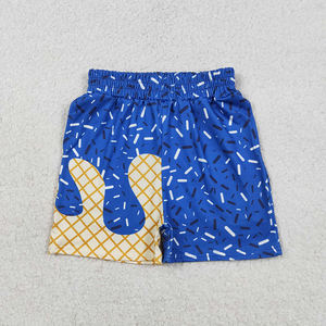 Shorts d'été pour filles avec poches imprimées de paillettes bleues en stock, vente en gros, haute qualité, boutique, nouvelle mode, doux - Product Image 1