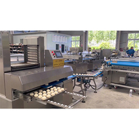 Ventes chaudes, machine à pain au beurre Tongguan à haute efficacité, ligne de production, contrôle PLC, acier inoxydable 304, capacité de 2000 à 6000 pièces/heure