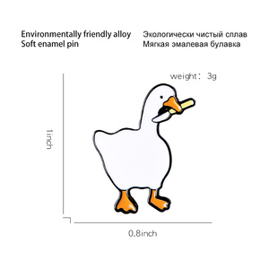Épingle en émail personnalisée broche d'oie coquine sac épinglette dessin animé drôle Animal Badge bijoux <span class=keywords><strong>cadeau</strong></span> pour enfants amis 10Styles Honk Honk - Product Image 6