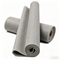 Bandes de feutre polyester non tissé industriel haute densité, enduites de PE, légères, absorbantes d'huile, résistantes à la chaleur, insonorisantes