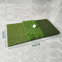 Tapis de golf Tri-Turf pour l'entraînement au swing, au chipping et au putting