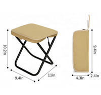 à glissière Tabouret pliant portable Tabouret pliant portable pour les activités de plein air Tabouret de camping portable