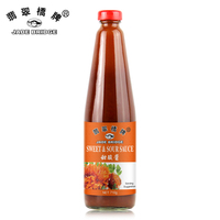 Fabrik preis Großhandel 2,3 kg Jade Bridge Sweet Sour Sauce für Restaurants Supermärkte Halal-zertifiziert in Flaschen trommel verpackt