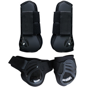 N. 5 resistente protezione della gamba del cavallo <span class=keywords><strong>salto</strong></span> ostacolo <span class=keywords><strong>salto</strong></span> elastico cuscinetto interno in PU cuscino ispessito per proteggere la gamba del cavallo in sella - Product Image 5