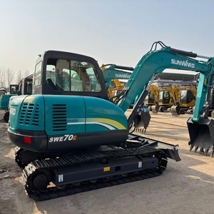 Mini-excavatrice sur chenilles Sunward 70E de 7 tonnes d'occasion à faible nombre d'heures - Moteur et système hydraulique d'origine |   Expédition mondiale Sunward 70E d'occasion - Product Image 6