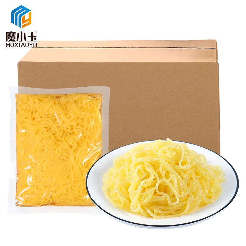 Wholesale Import Export Bulk Chinese Ramen Pasta Pumpkin Wet Shirataki Konjac Noodles