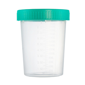Plastic Disposable Specimen Container 90Ml Urine Sample Cup <b>Lab</b> Use - Product Image 5
