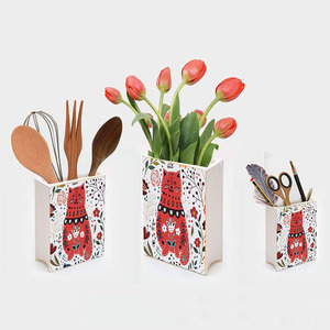 Jarrón de Cerámica con Diseño de Dibujos Animados Estilo Europeo y Americano, Decoración Creativa para Mesa, Regalo Original, Ideas de Decoración para el Hogar - Product Image 3