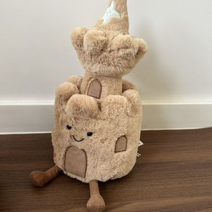 Peluche Jelly Cat Stile UK, Albero di Palma e Castello da Spiaggia, Imbottito in Cotone PP, Simpatico Pupazzo - Product Image 5